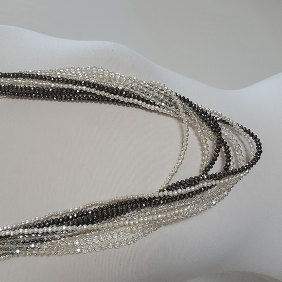 Chico's Nova Earring (New With Tags ) and Multi Strand Nova Necklace Set - Picture 6 of 14